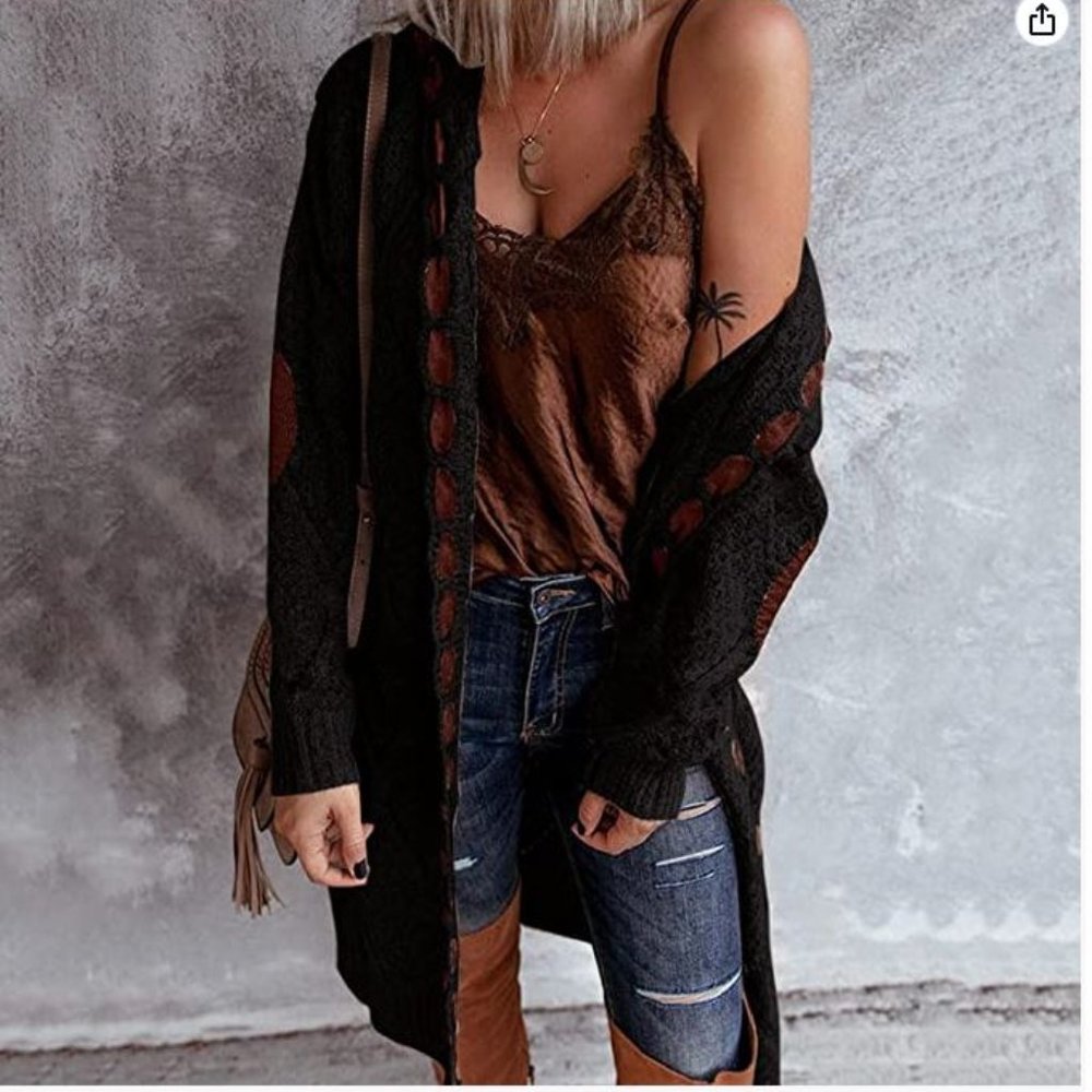 Cardigan Sweaters for Women Sweater Kimono Short Cardigan Light Cardi- Medium